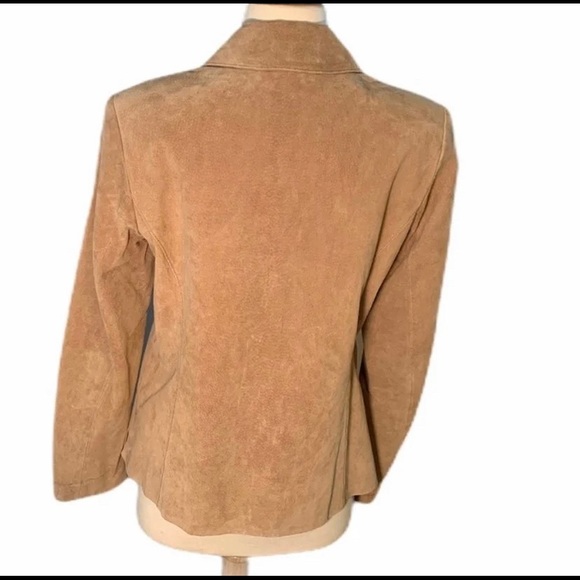 Tan Vintage Suede Jacket, S - Picture 3 of 8